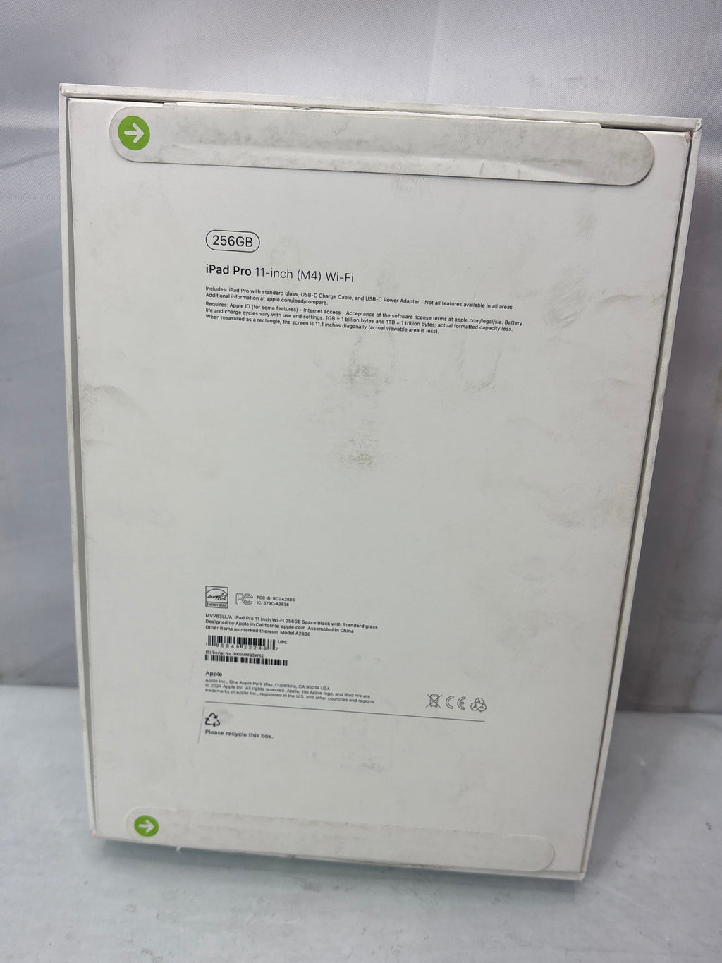 Apple iPad Pro 11-inch (M4) (2024, 5th generation) WiFi 256GB with Standard Glass - Space Black *New, Open Box