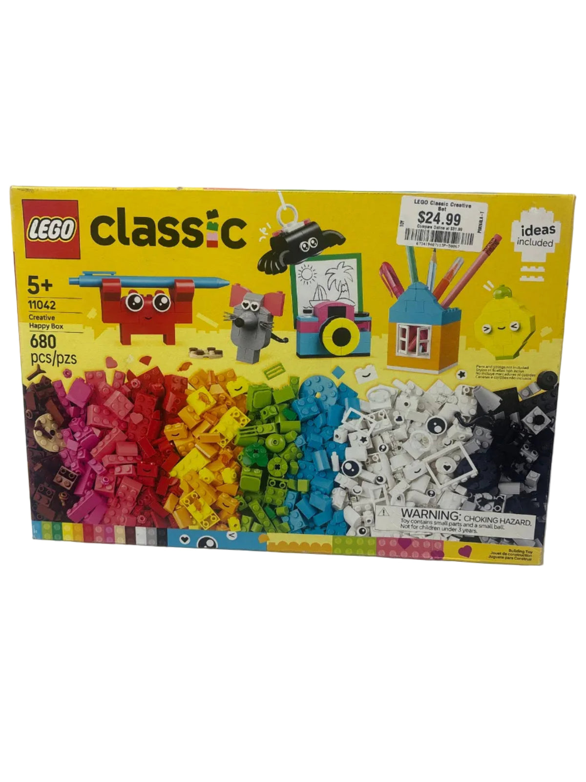 LEGO Classic Creative Happy Box Building Set, Learning and Educational Toy 11042