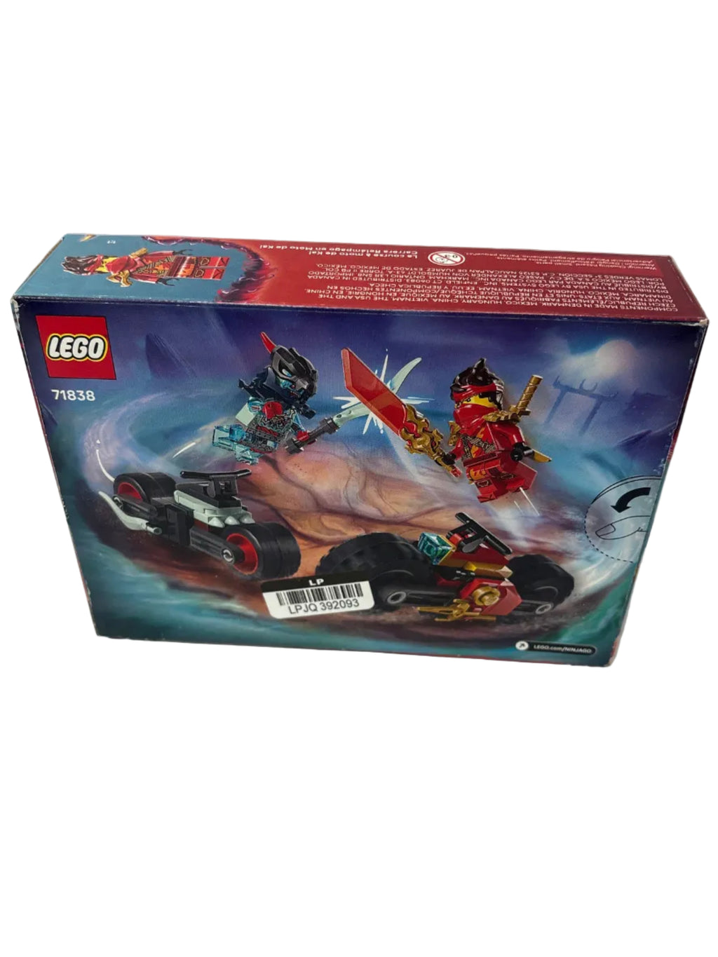 LEGO NINJAGO Kai's Motorcycle Speed Race Kids Toy 71838