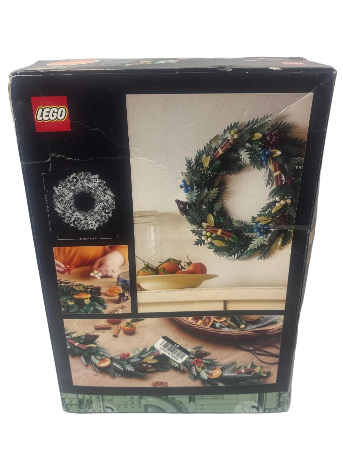 LEGO Icons Wreath-Making Kit and Holiday Garland 10340 *New, Damaged Box