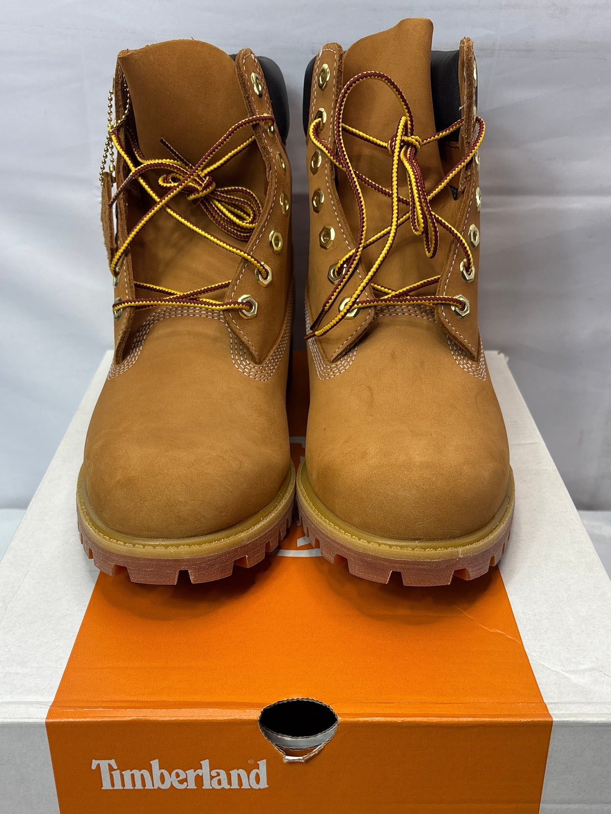 Timberland Premium 6" Waterproof Boot Wheat Nubuck Men's Size 9.5 W/L *New