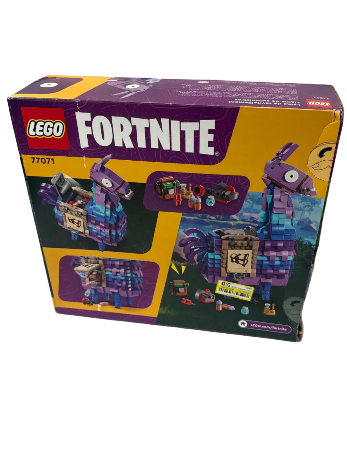 LEGO Fortnite Supply Llama Collectible Building Toy 77071 *New, Damaged Box