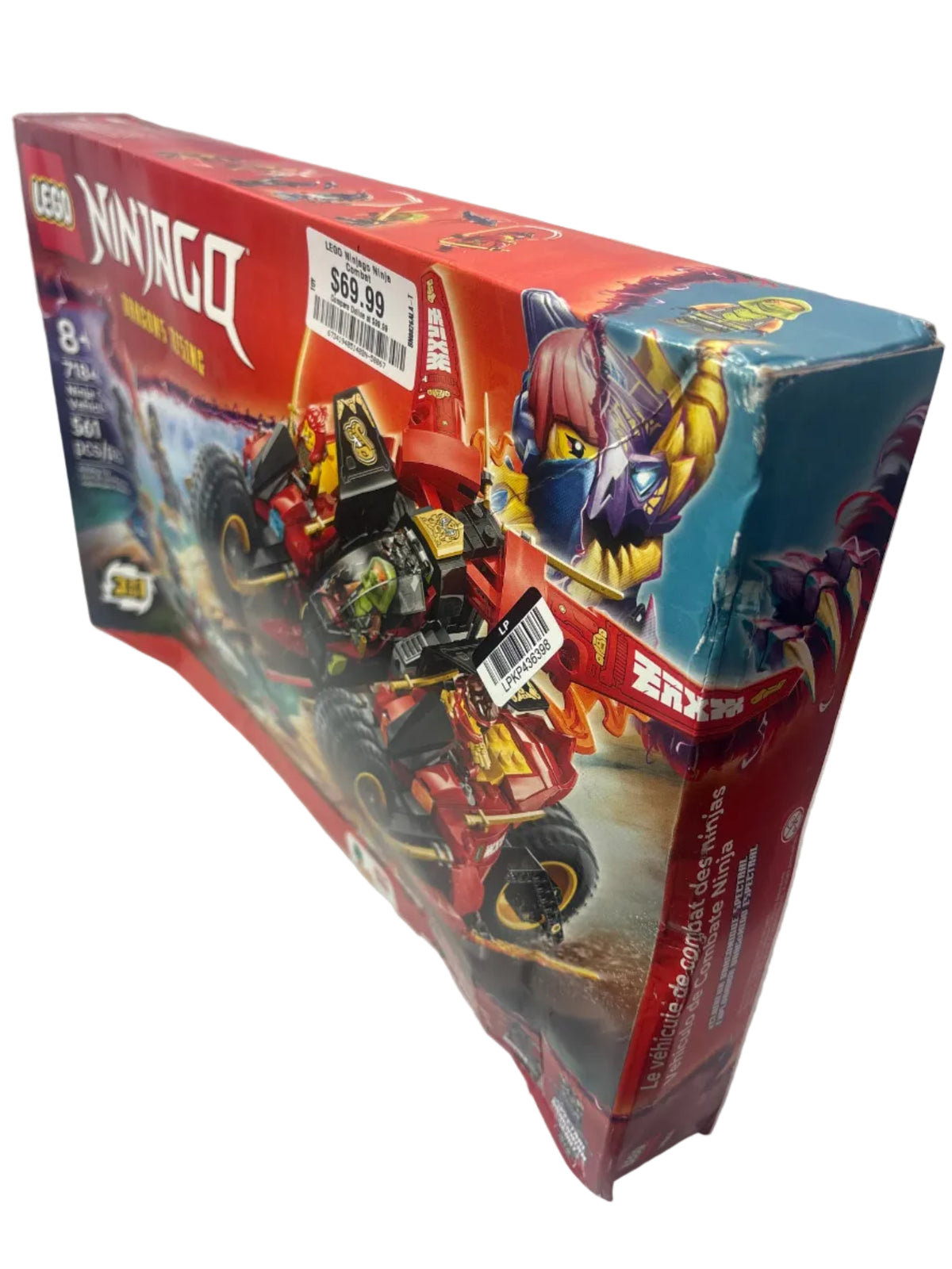 LEGO NINJAGO Ninja Combat Vehicle Building Toy 71844 *New, Damaged Box