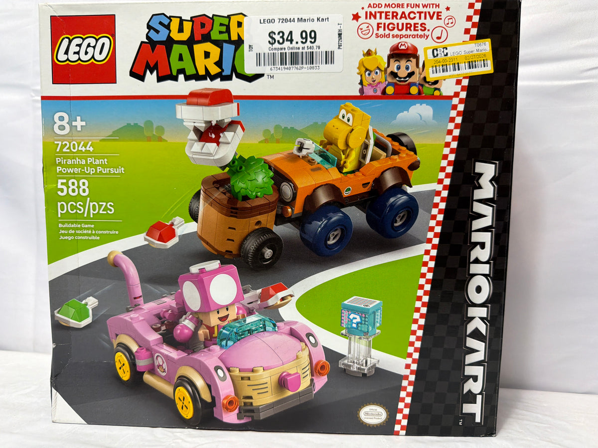 Lego Supermario Kart Piranha Plant Power-Up Pursuit 588 pcs