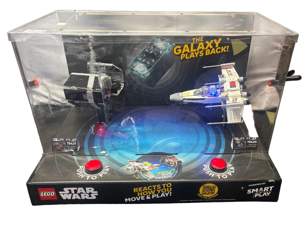 LEGO Star Wars 75421 75423 Smart Play Display TIE Fighter X-Wing *Damaged