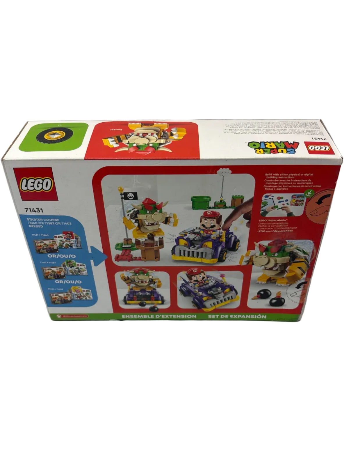 LEGO Super Mario Bowser's Muscle Car Expansion Set 71431