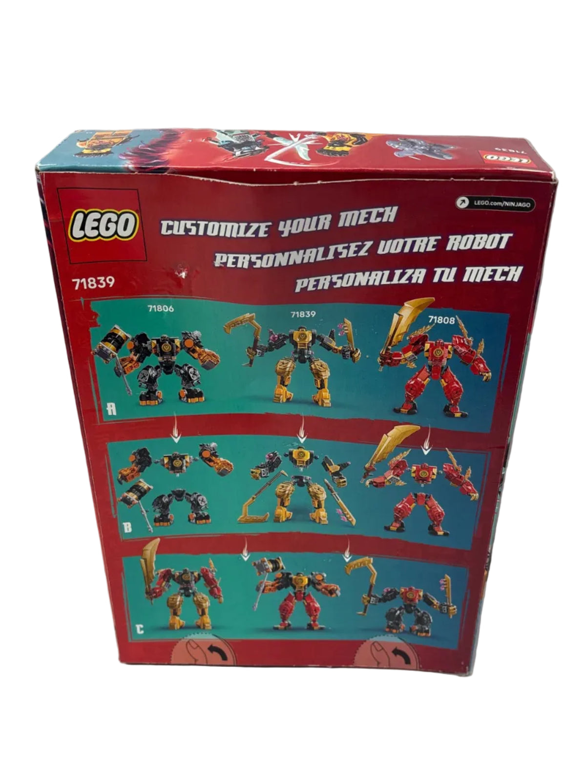LEGO NINJAGO Arin’s Spinjitzu Battle Mech Kids Toy 71839