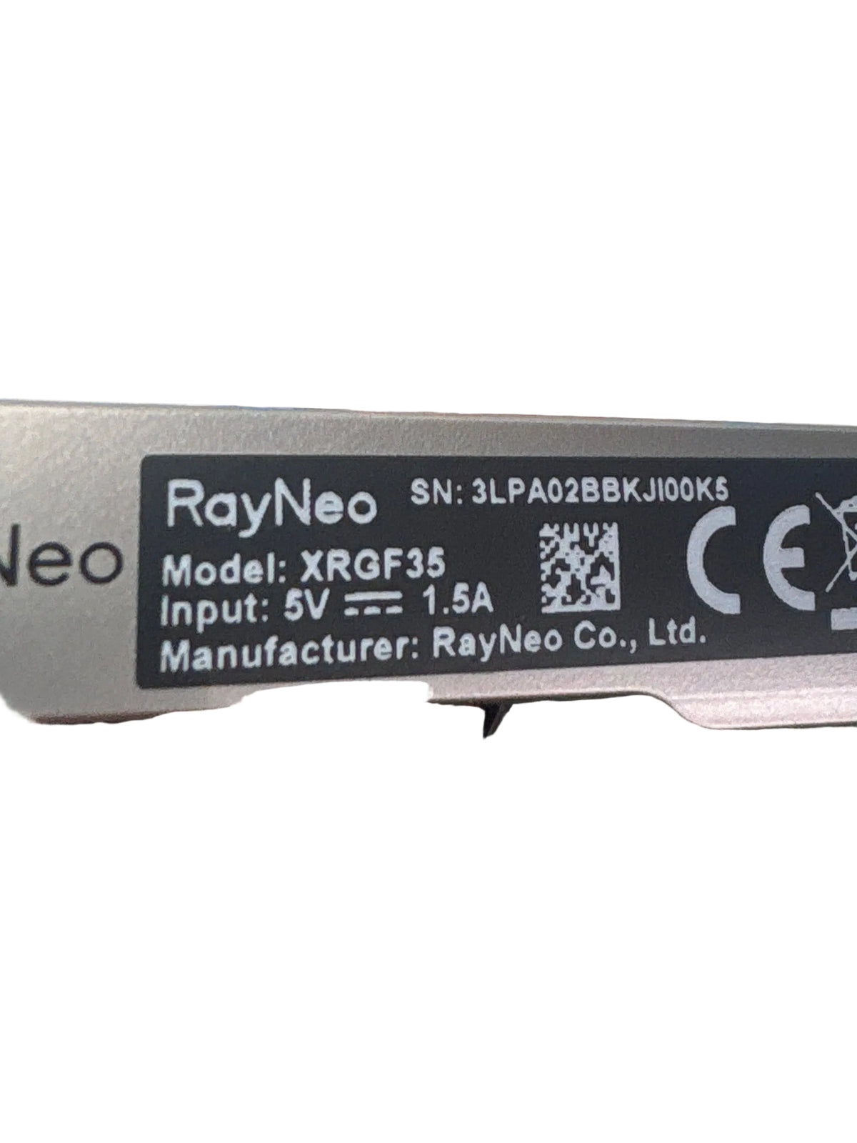 RayNeo - Air 3s AR/XR Smart Glasses with 201" Micro OLED - Dark Gray *New, Open Box