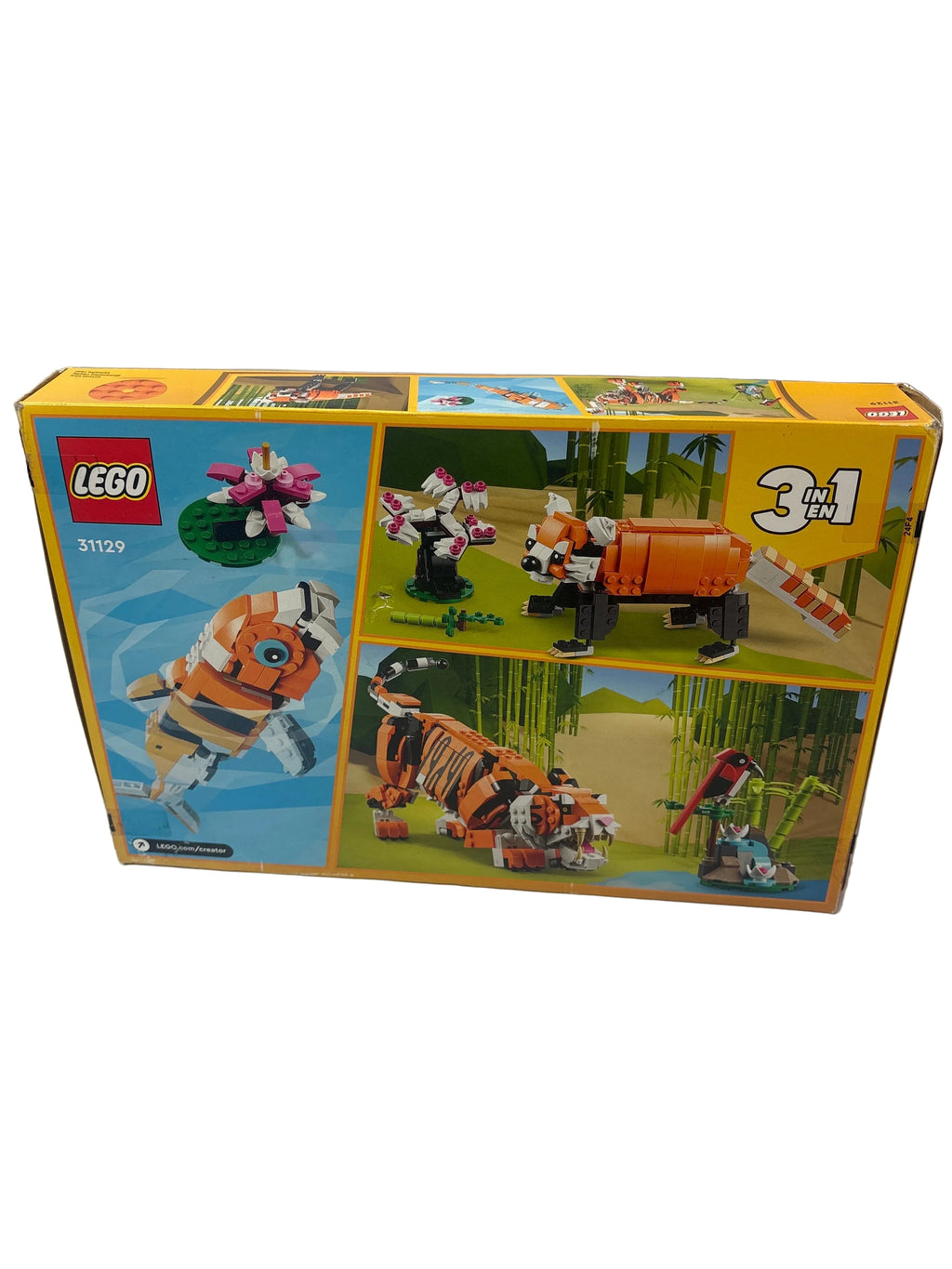 LEGO Creator 3 in 1 Majestic Tiger Animal Building Toy 31129