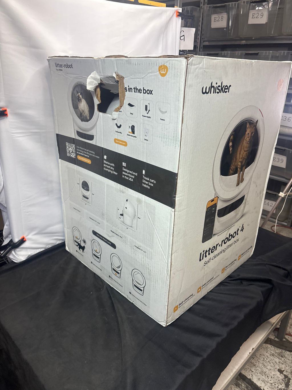 Whisker Litter-Robot 4 Self-Cleaning Automatic Cat Litter Box *New, Open Box