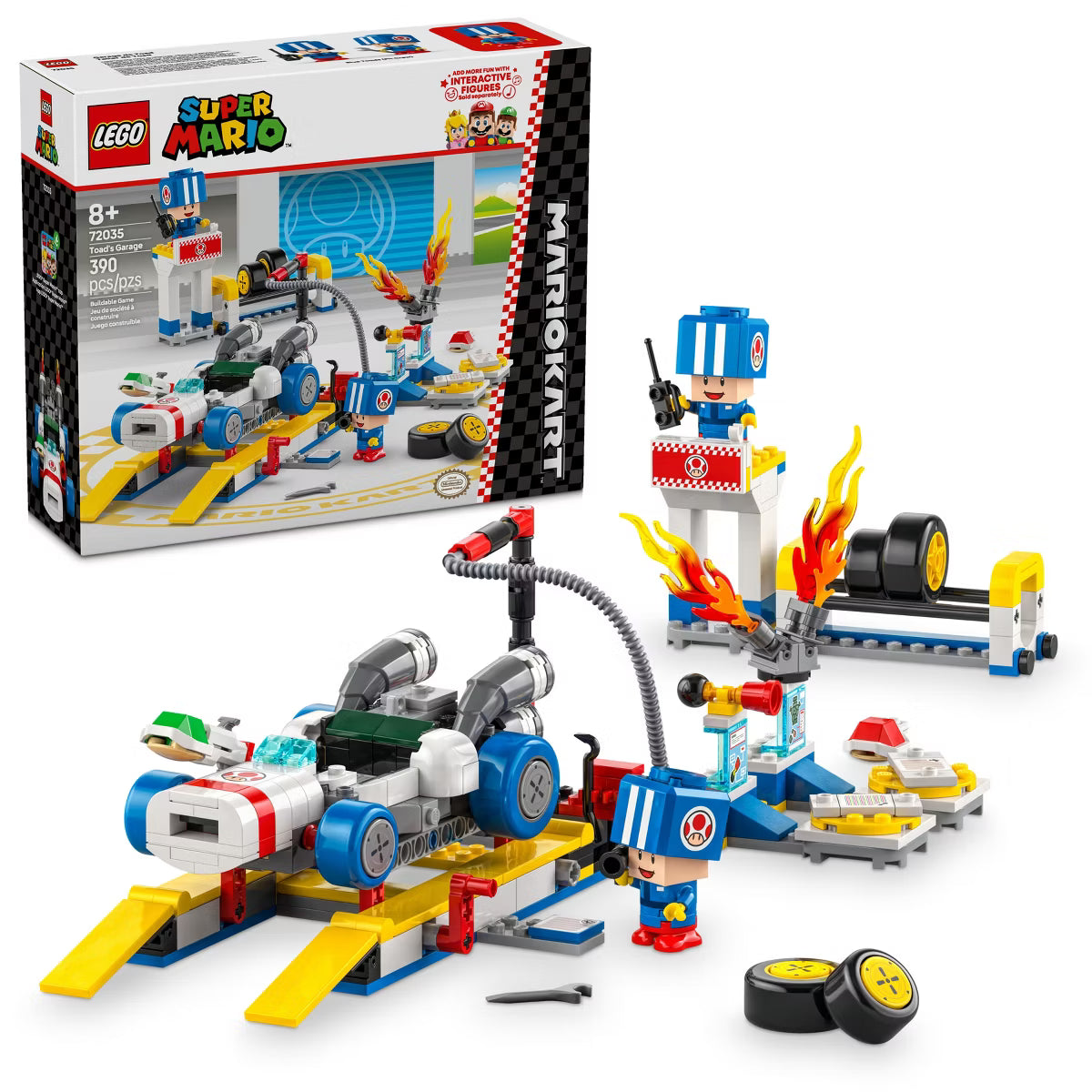 LEGO Super Mario Kart Toad's Garage Building Toy 72035 *Brand New