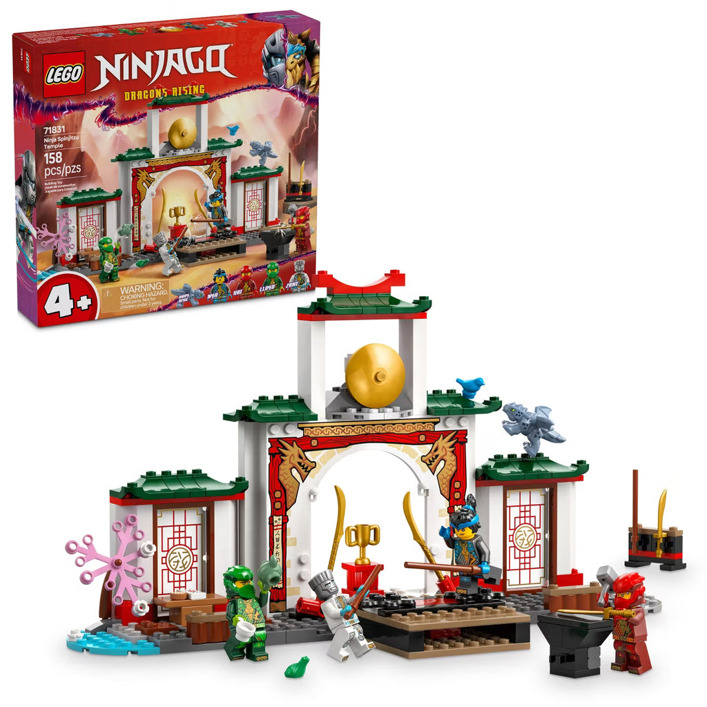 LEGO NINJAGO Ninja Spinjitzu Temple Pretend Play Building Toy 71831 *New, Damaged Box