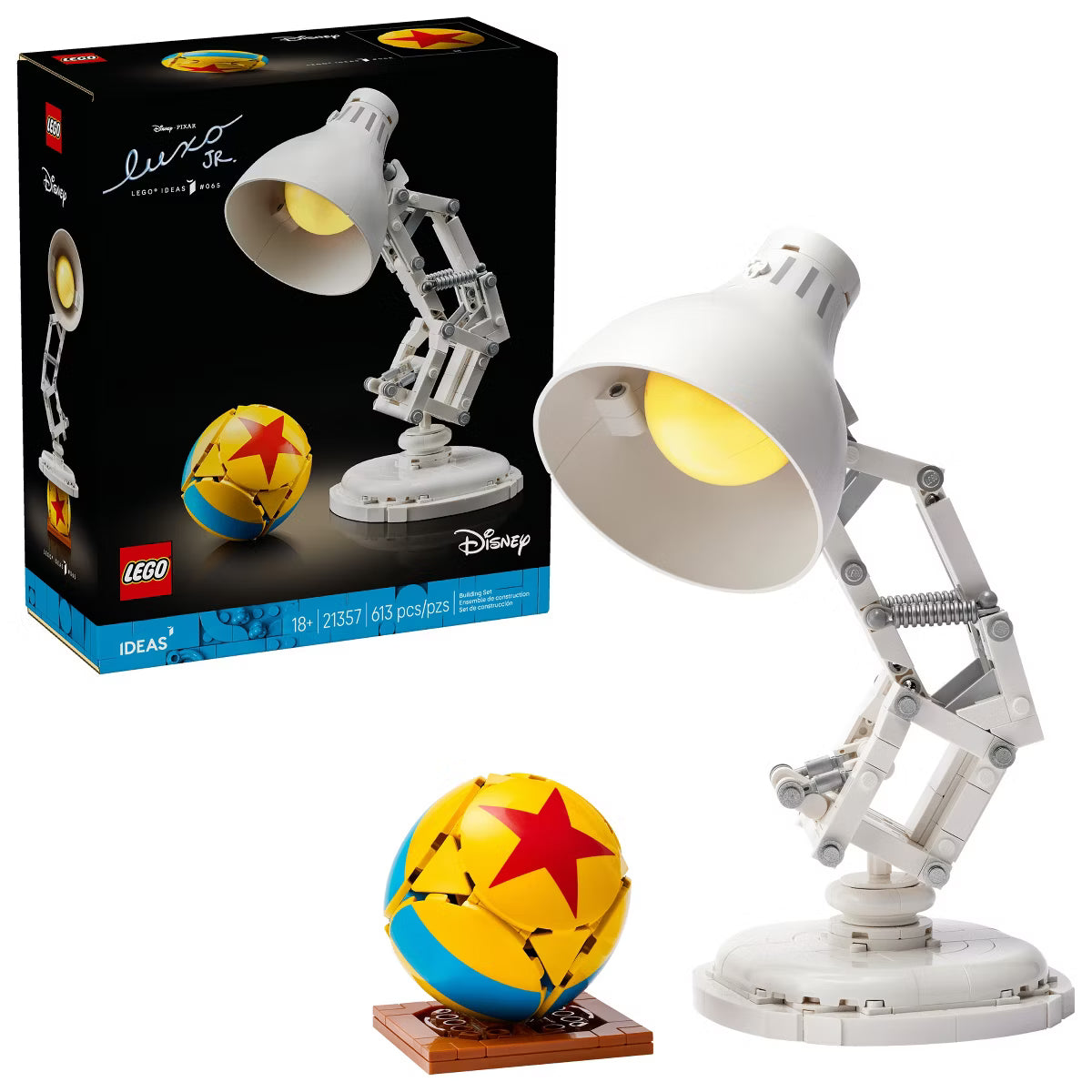 LEGO Ideas Disney Pixar Luxo Jr. Building Set for Adults 21357 — New, Damaged Box