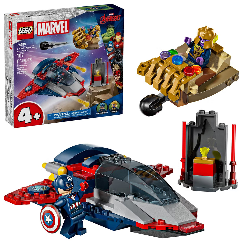 LEGO Marvel Captain America vs Thanos Kids Toy 76319 *New, Damaged Box