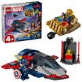 LEGO Marvel Captain America vs Thanos Kids Toy 76319 *New, Damaged Box