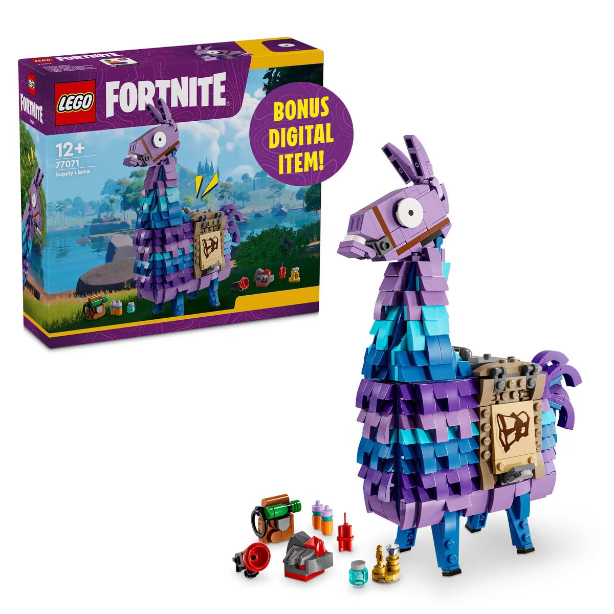 LEGO Fortnite Supply Llama Collectible Building Toy 77071 *New, Damaged Box