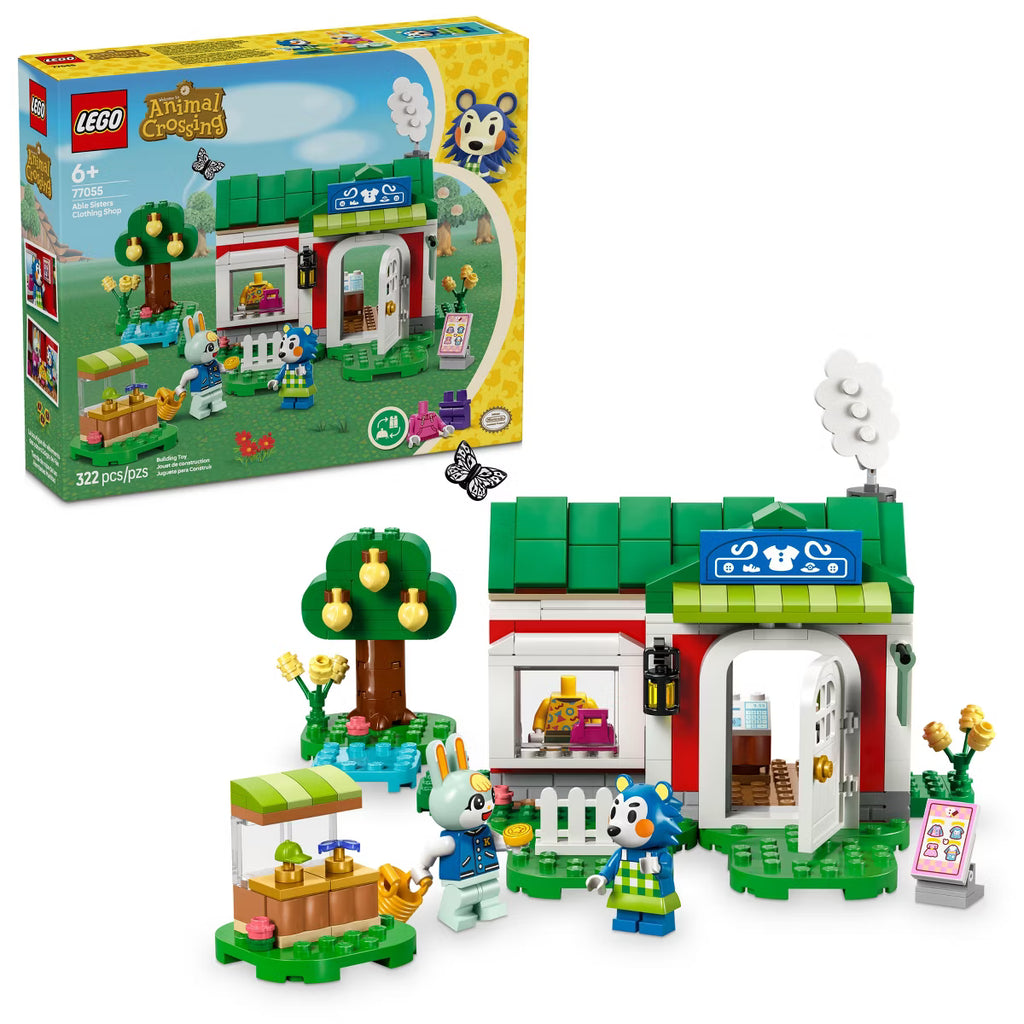 LEGO Animal Crossing Able Sisters Clothing Shop Building Toy 77055 *Brand New