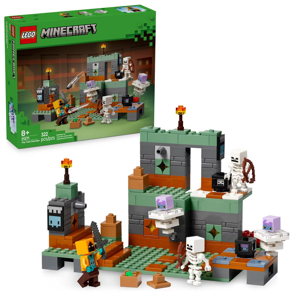 LEGO Minecraft The Trial Chamber Kids Toy 21271 *New, Damaged Box