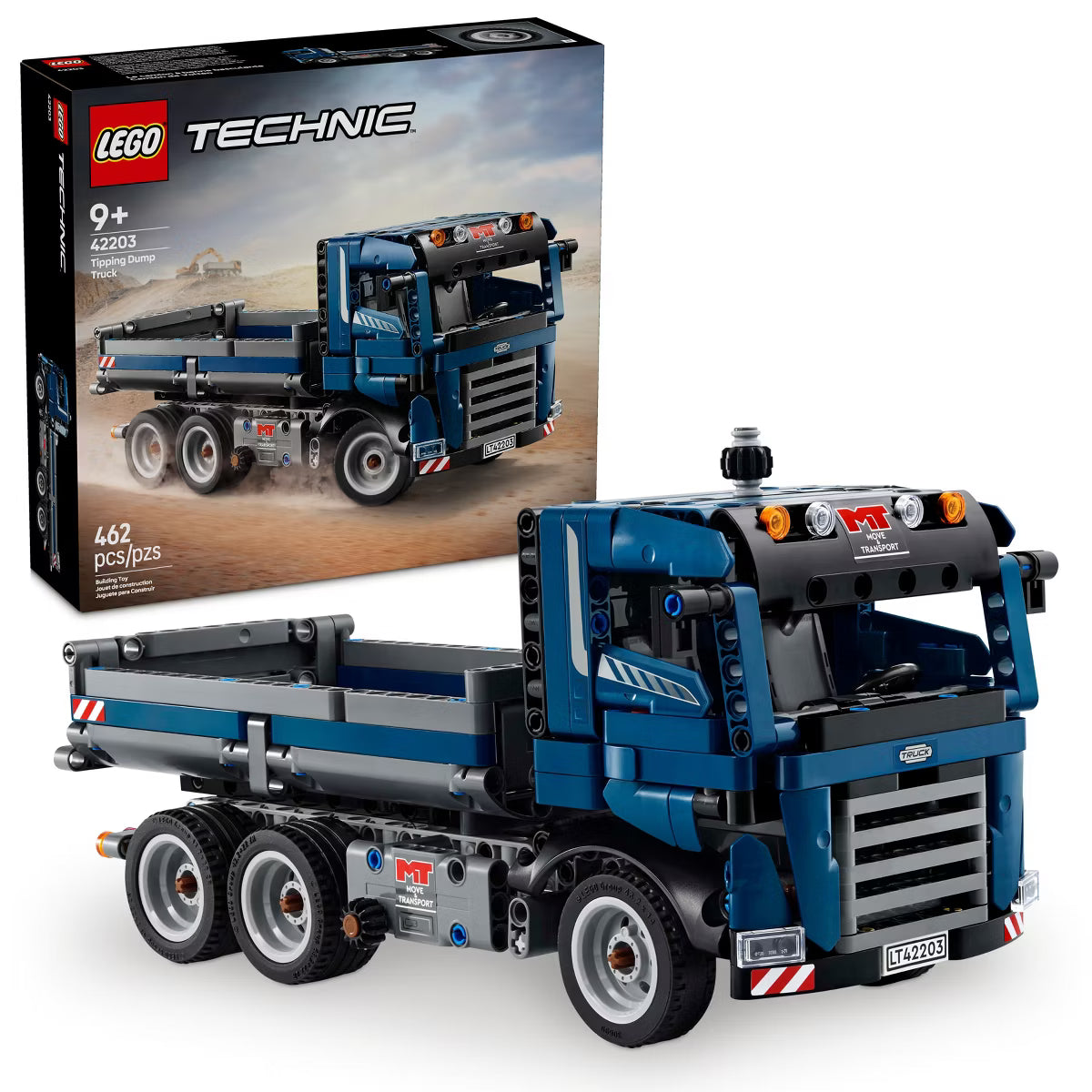 LEGO Technic Tipping Dump Truck Building Toy 42203 *New, Damaged Box