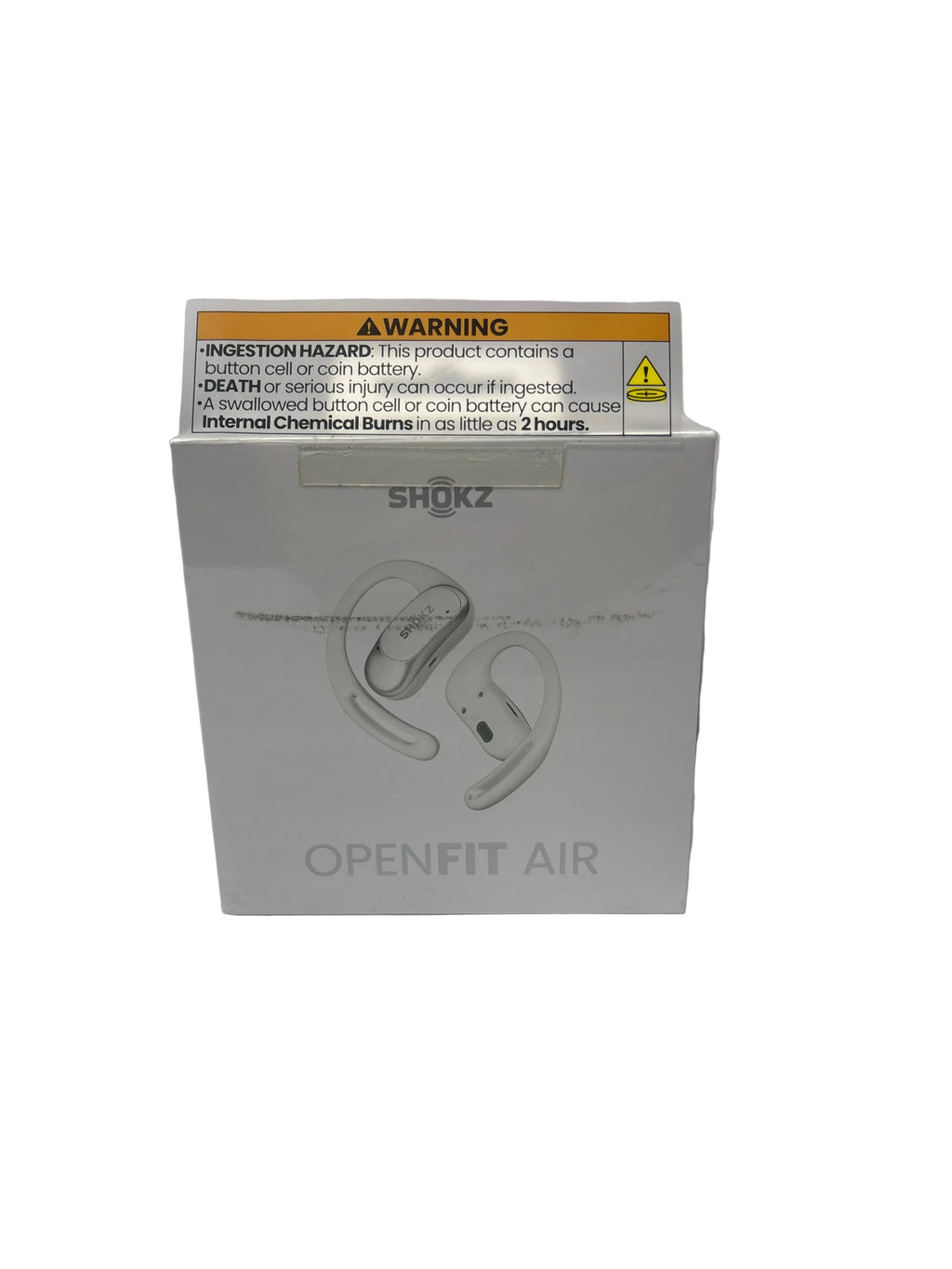 Shokz OpenFit Air True Wireless Bluetooth Headphones White (T511-ST-WT-US) *Brand New