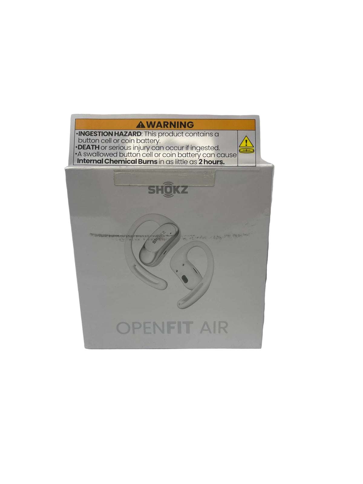 Shokz OpenFit Air True Wireless Bluetooth Headphones White (T511-ST-WT-US) *Brand New